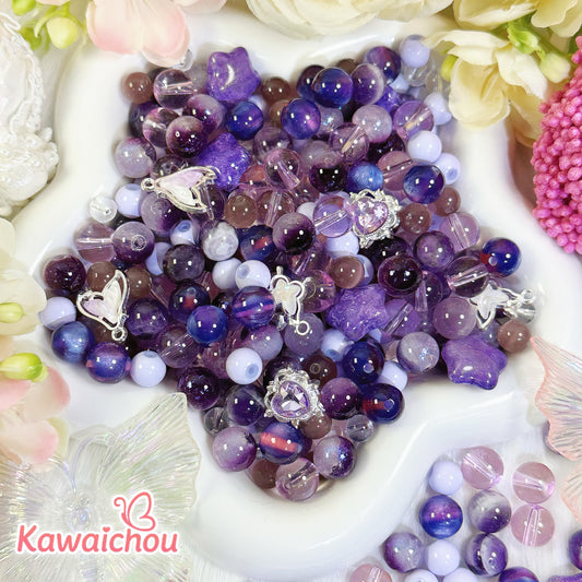 [TZ-50] 神秘 — 夜の囁き・6/8/10mm・💫新作・高品質アメジスト・キャッツアイ