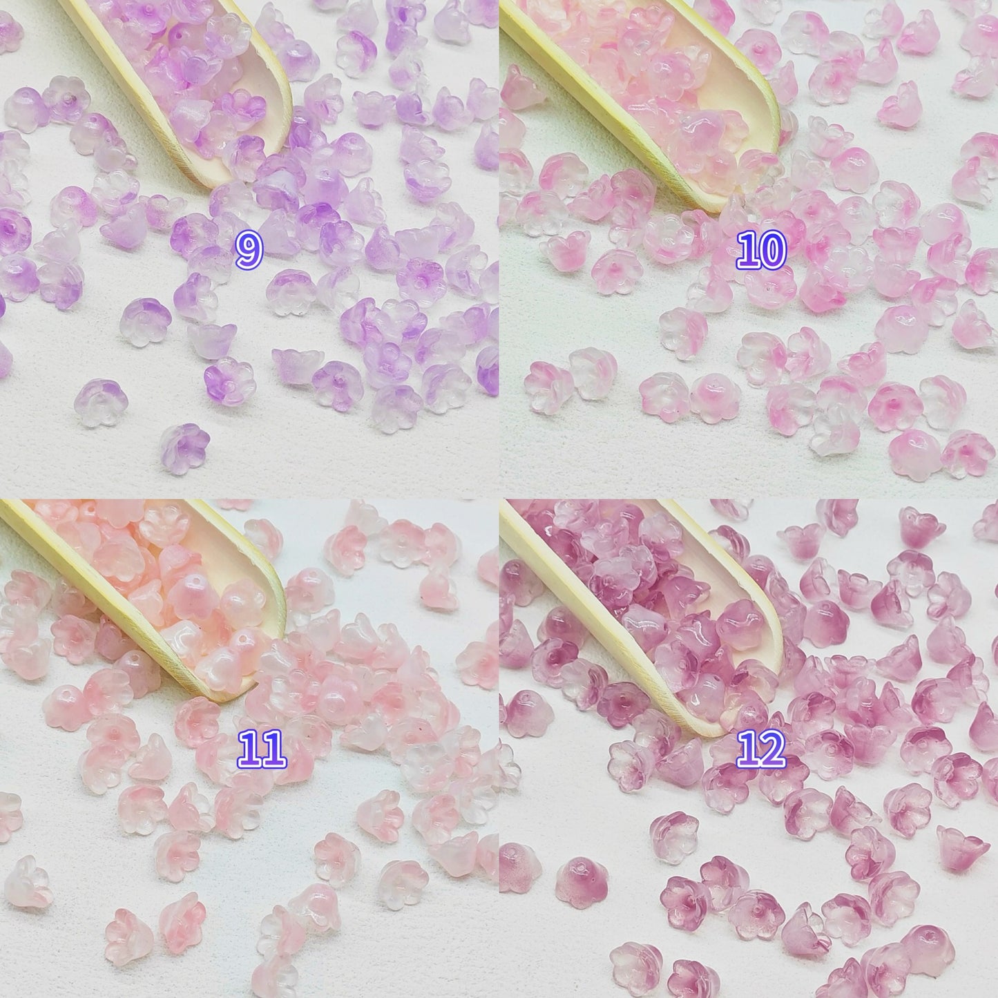 [TZ-54] スズラン・19色より選択可・7*12mm・少量・50mlお試しサイズ