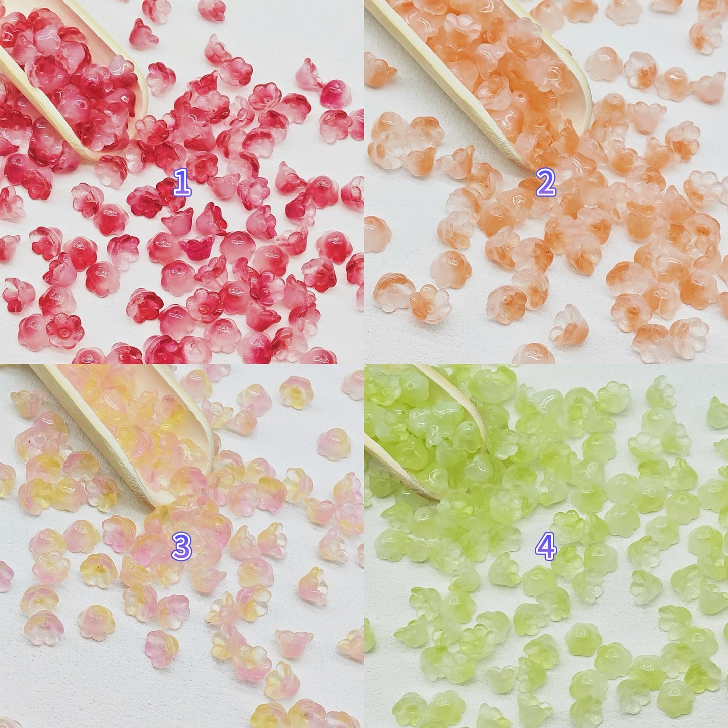 [TZ-54] スズラン・19色より選択可・7*12mm・少量・50mlお試しサイズ