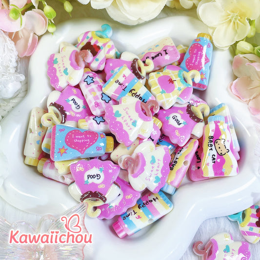 [TZ-66] ももふわドリーム ・18*13/25*27mm ・かわいい形アクリル