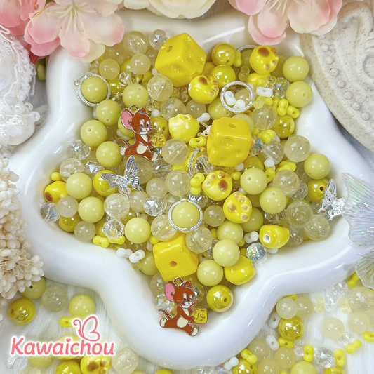 [TZ-23] チーズのこもりうた・8/10/12/16mm・💫夜光・陶器・玉髄・💖人気