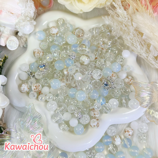 [TZ-35] 白暦・8/10mm・高品質クォーツ・オパール・💫夜光・💖人気