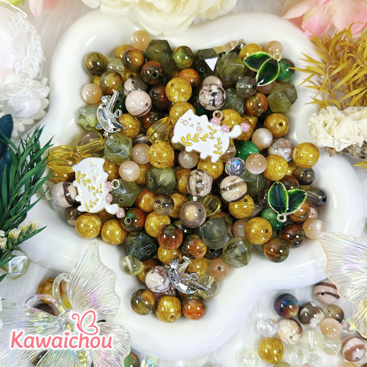 [TZ-38] 落葉のワルツ・8/10/12mm・高品質天然石・🫧上品