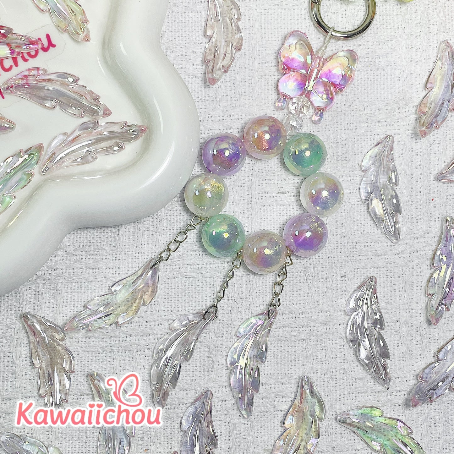 [TZ-112] 空の羽・40*14mm・高品質アクリル